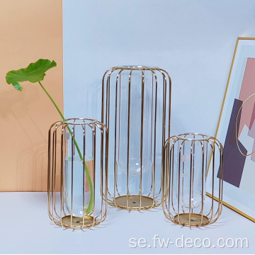 Blomma Vase Crystal Transparent Glass Tube